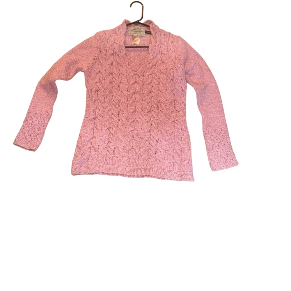 Aran sweater market Irish wool and cashmere sweater - Picture 4 of 8